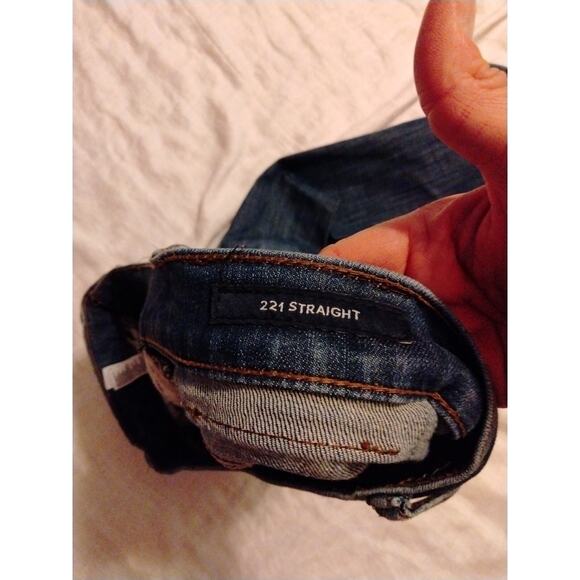 Lucky Brand Jeans Mens 33x32 Blue 221 Original Straight Dark Wash Denim - Picture 9 of 9